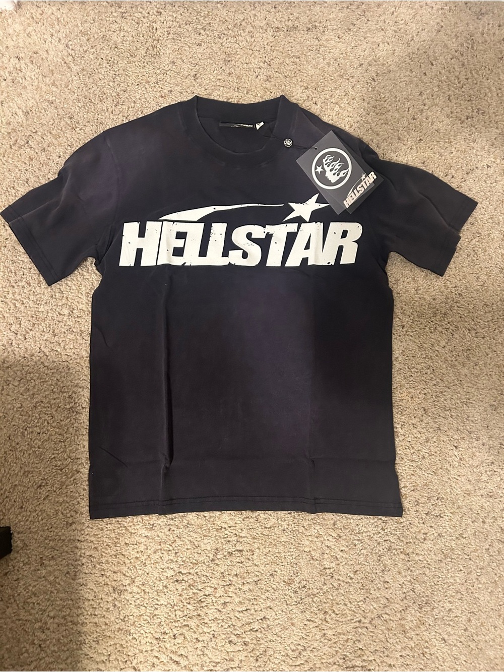 Hellstar men’s Black Graphic Tee - Logo